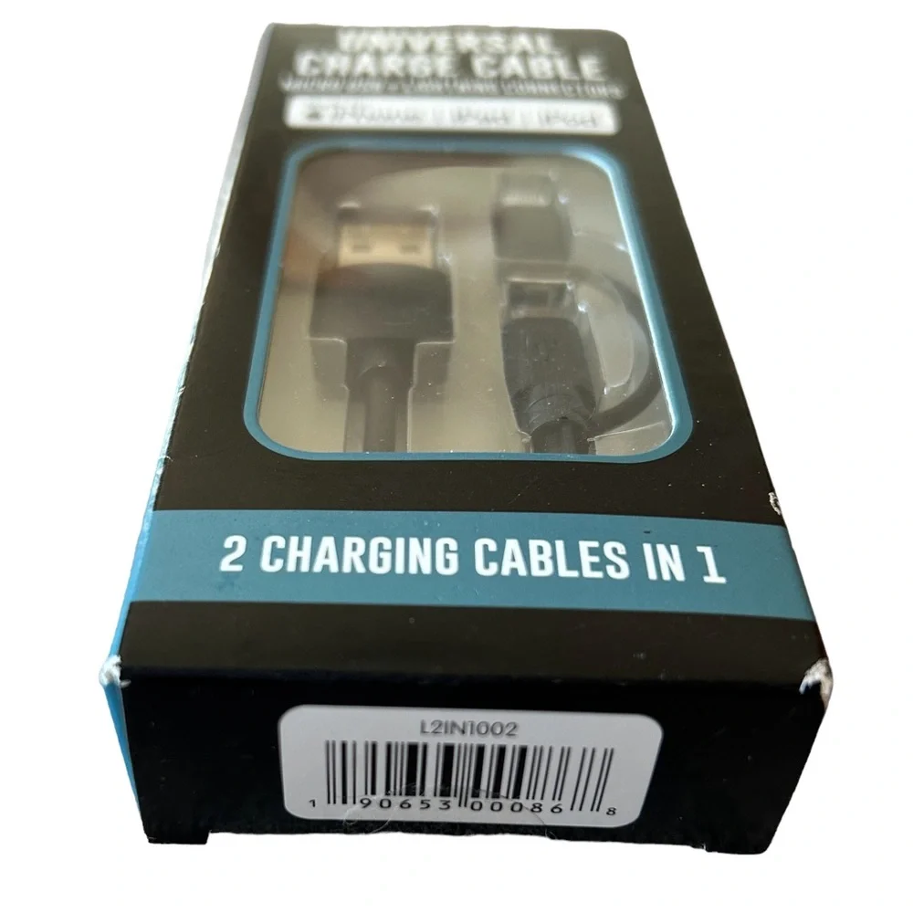 Universal Charging Cable Micro - USB - Lightning Connection iPhone/iPad/iPod New